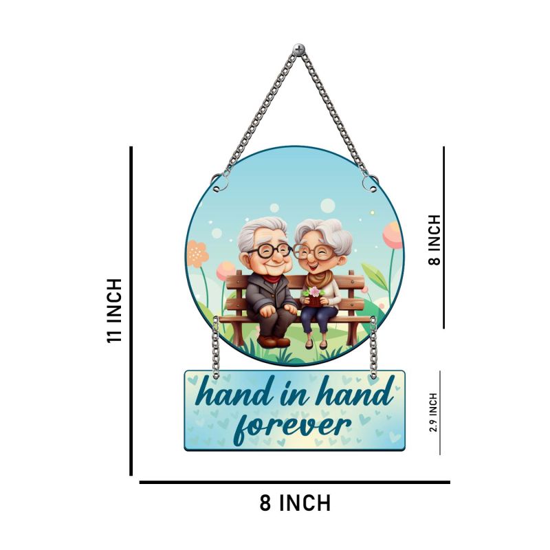 Grandparents Anniversary Wall Hanging Decor 